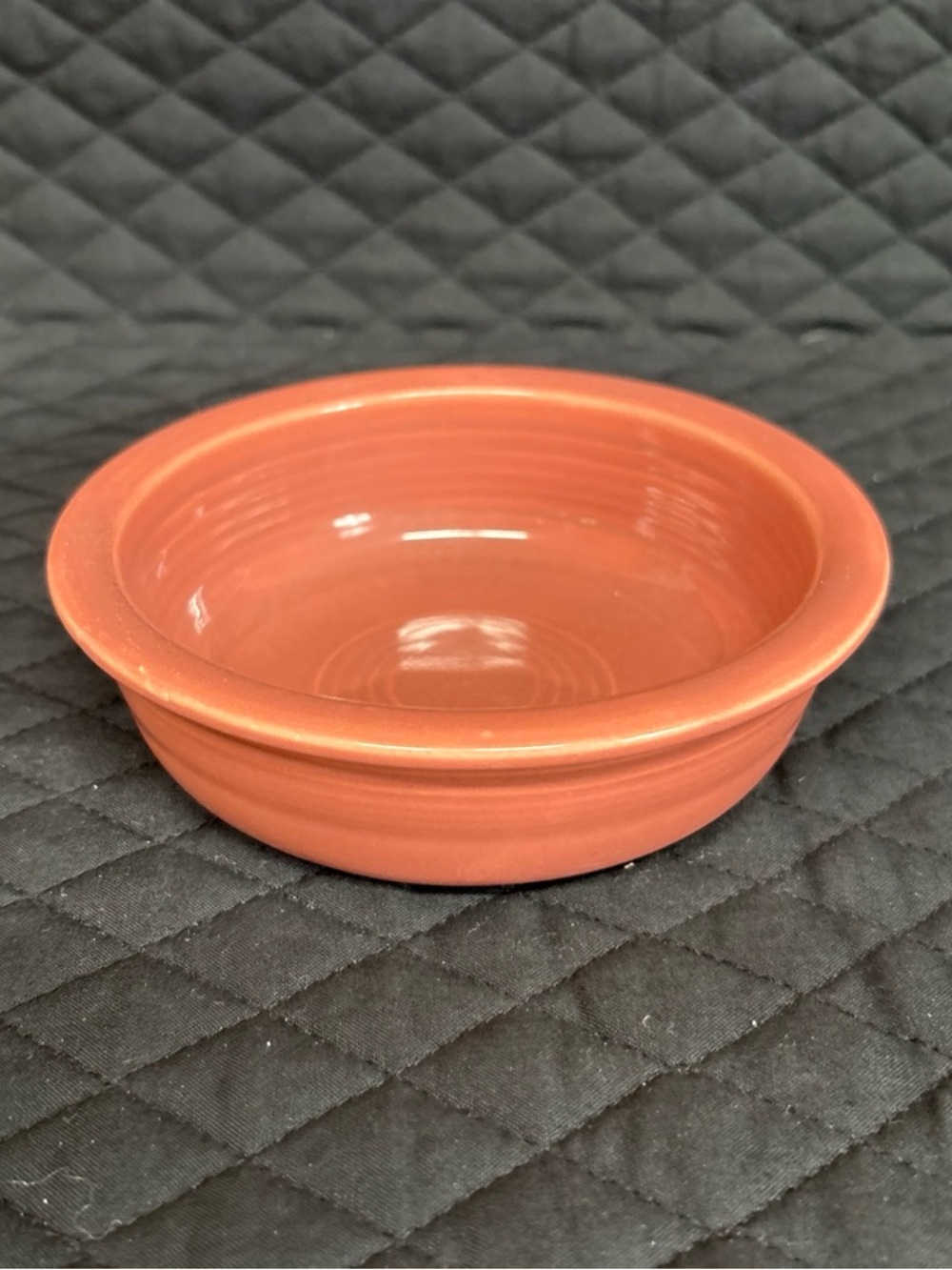 Fiesta Persimmon Rose Cereal Bowl Fruit Dessert Bowl 5.25 In Diameter Vintage